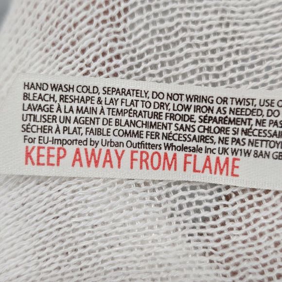 Free People Intimately Layering Top Womens Size S Lightweight Knit White * FLAW - Picture 11 of 12